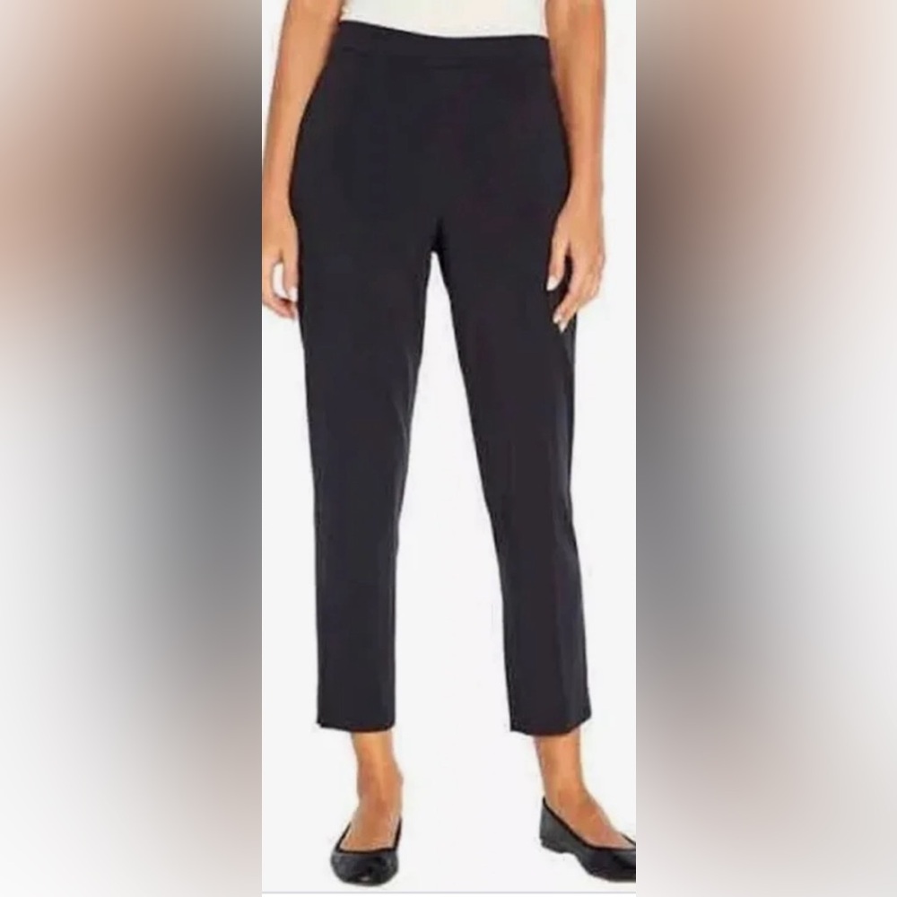 Banana Republic women’s black tapered pull on pant 16